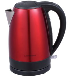 Cookworks - Stainless Steel Red Jug - Kettle